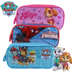 Cute Paw Patrol Pencil Cases Cartoon Chase Skye Pvc Stationery Box Penc Bags Student School Supplies Gift