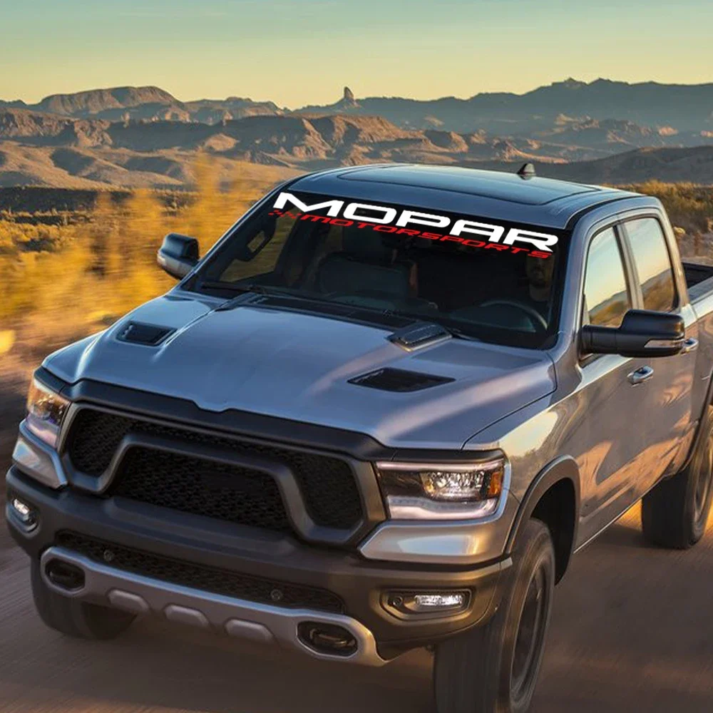 MOPAR Motorsport Pickup Car Windshield Sticker For Dodge RAM 1500 2500 Rebel TRX Truck Vinyl Decal Auto Decoration Accessories ﻿ view 4