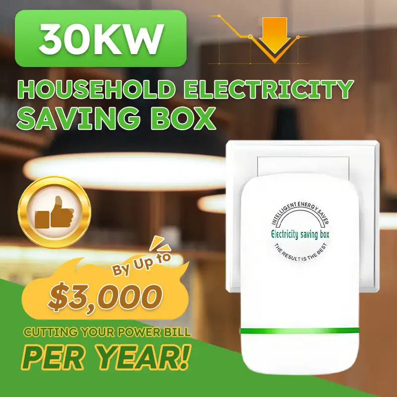 Power Save Electric Energy Saver Household Electricity Saving Box Household Appliances Stable and Energy-saving EU/US/UK/AU Plug