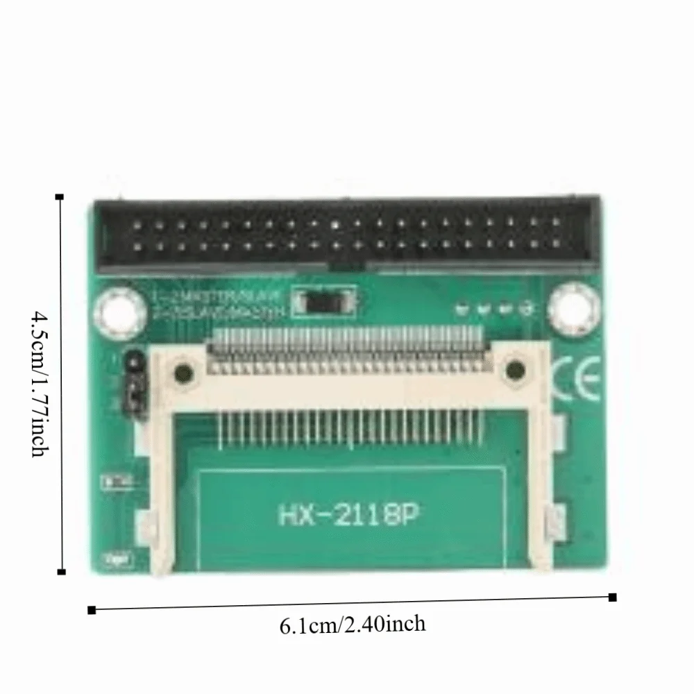 Practical 40-pin CF To IDE Adapter 3.5 IDE Male AntiEMI CF To IDE Converter CF Memory Card Adapter Desktop