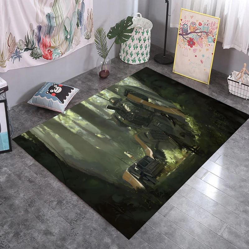 Designs Anime Gundam Characters Area Rugs Room Foot Mat Floor Sofa decoration Anti-slip Large Carpet Home Bedroom Decoration