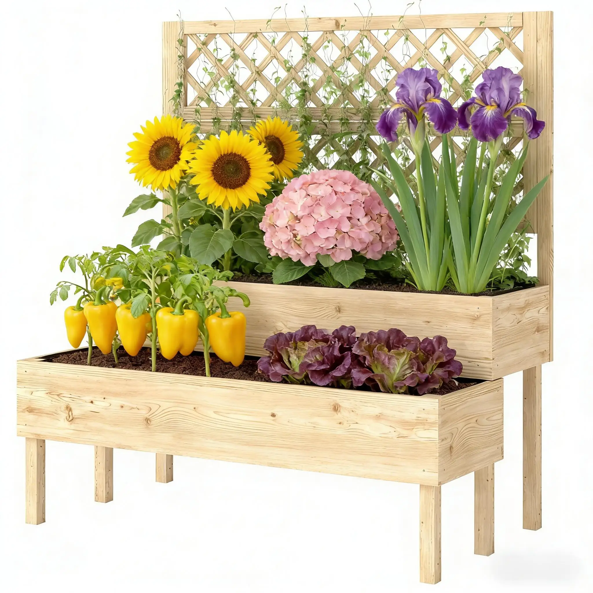 Jardinière surélevée pour pati - Raised Bed Planter Box avis et prix