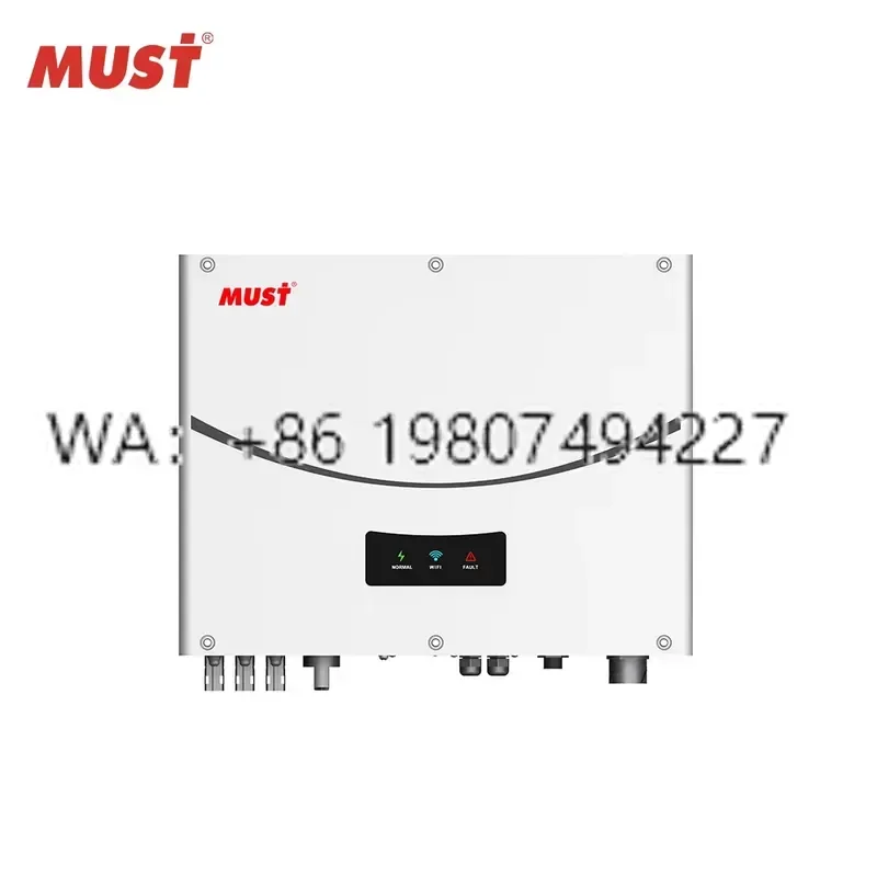for 3 Phase Hybrid on Grid Inverter 10KW 11KW 12KW 13KW 15KW Grid Tie Solar Power with Built in MPPT Controller