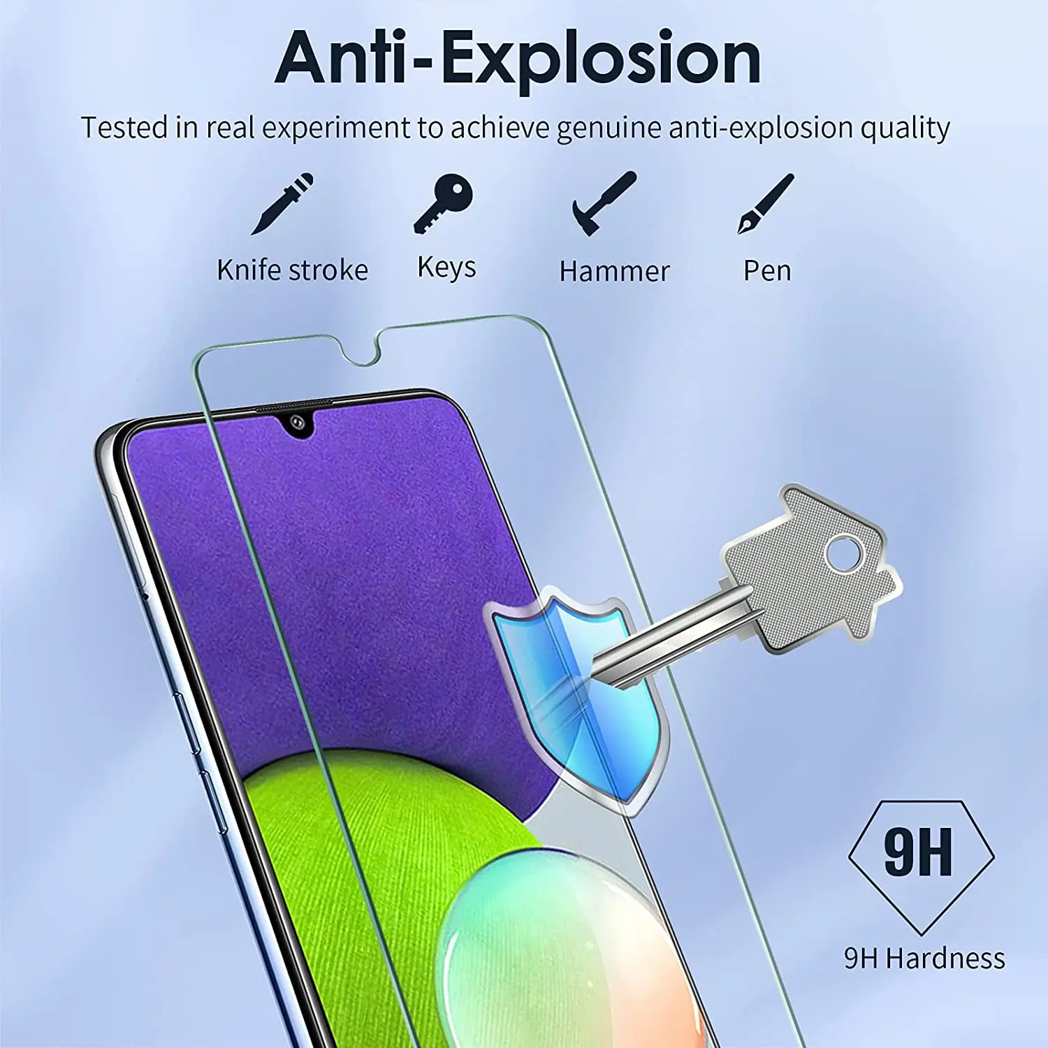 2/4Pcs Tempered For Samsung Galaxy Jump 2 5G Screen Protector Glass image 3