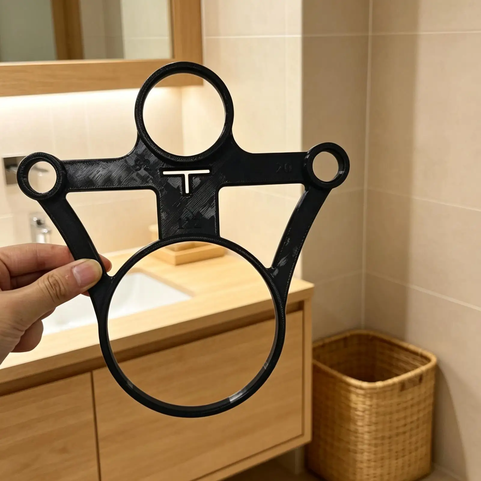 Toilet Installation Positioning Template, Pipe Layout Locator, Bathroom Toilet Renovation Tool