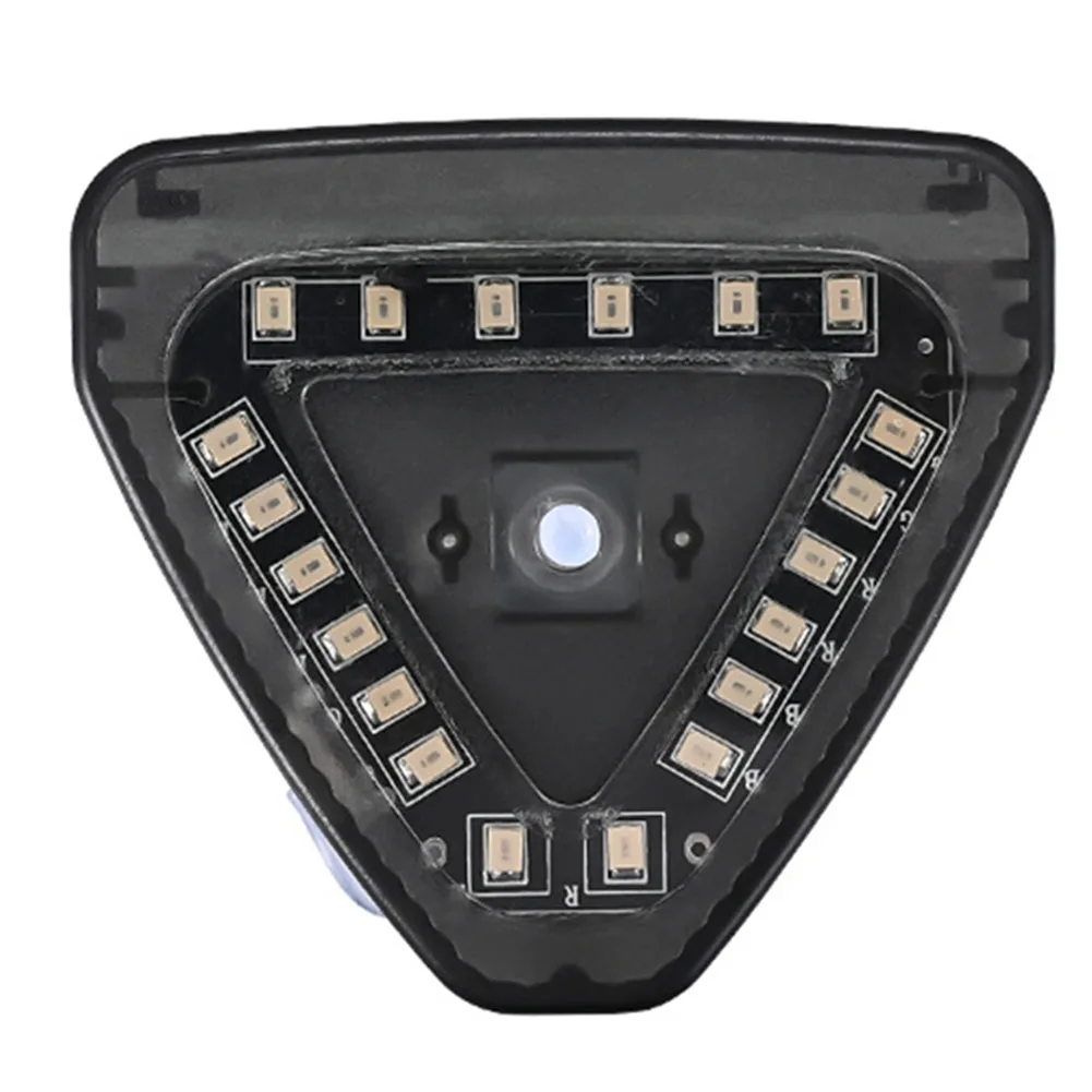 

Огни для предотвращения столкновений, динамические красочные фонари, ночной альпинизм, прозрачный корпус, регулируемый мигающий узор