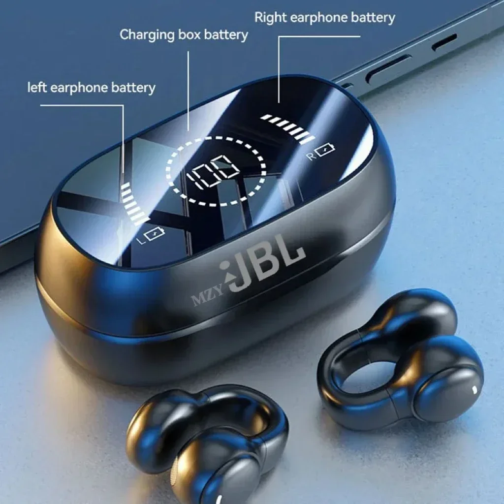 mzyJBL M47 Wireless Bluetooth Headset Charging Earphones Bone Conduction Headphones Sports With Mic Noise Cancelling Earbuds - Image 2