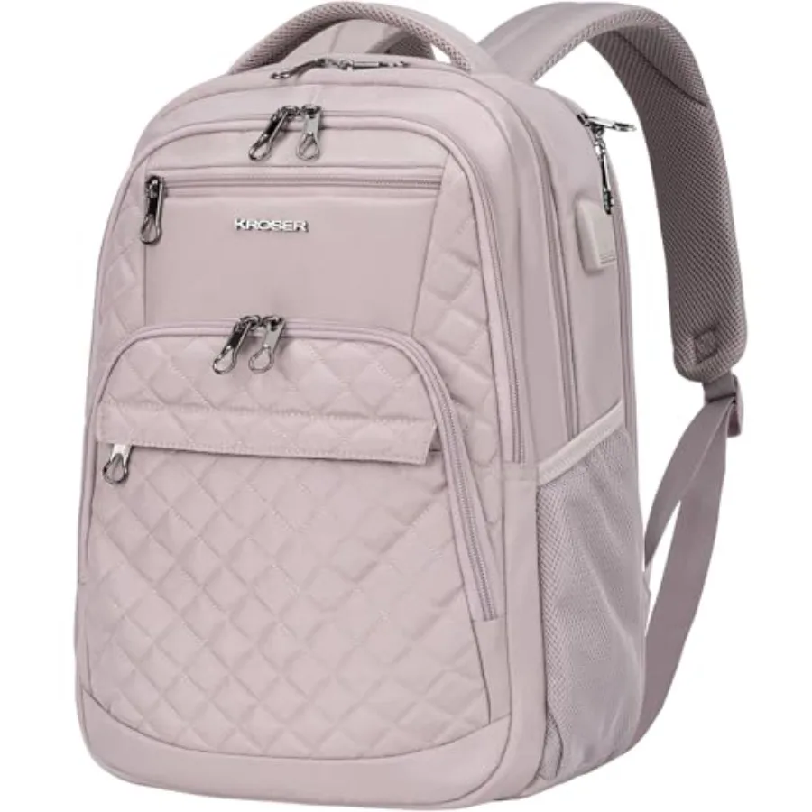 

Travel Laptop Backpack 17 Inch Large Computer Backpack Water-Repellent Daypack with USB Charging Port and Headphone Interface R
