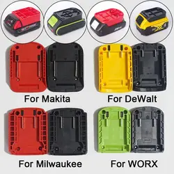 DIY อะแดปเตอร์แปลงฐานหัวชาร์จสําหรับ Makita สําหรับ DeWalt สําหรับ WORX สําหรับ Milwaukee 18V แบตเตอรี่ลิเธียม DIY Connector