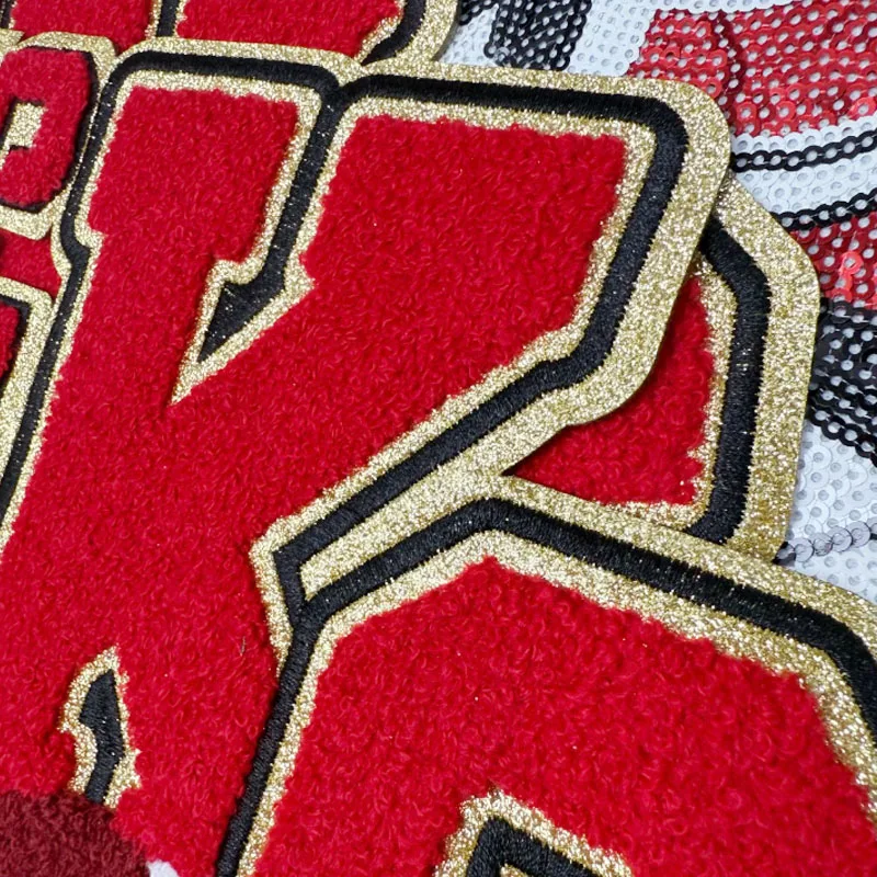 Large Rugby Baseball Ironing Patches Bow Sports Club Sports Federal Patch Sticker T-shirts Jackets Uniforms Decor Accessories view 4