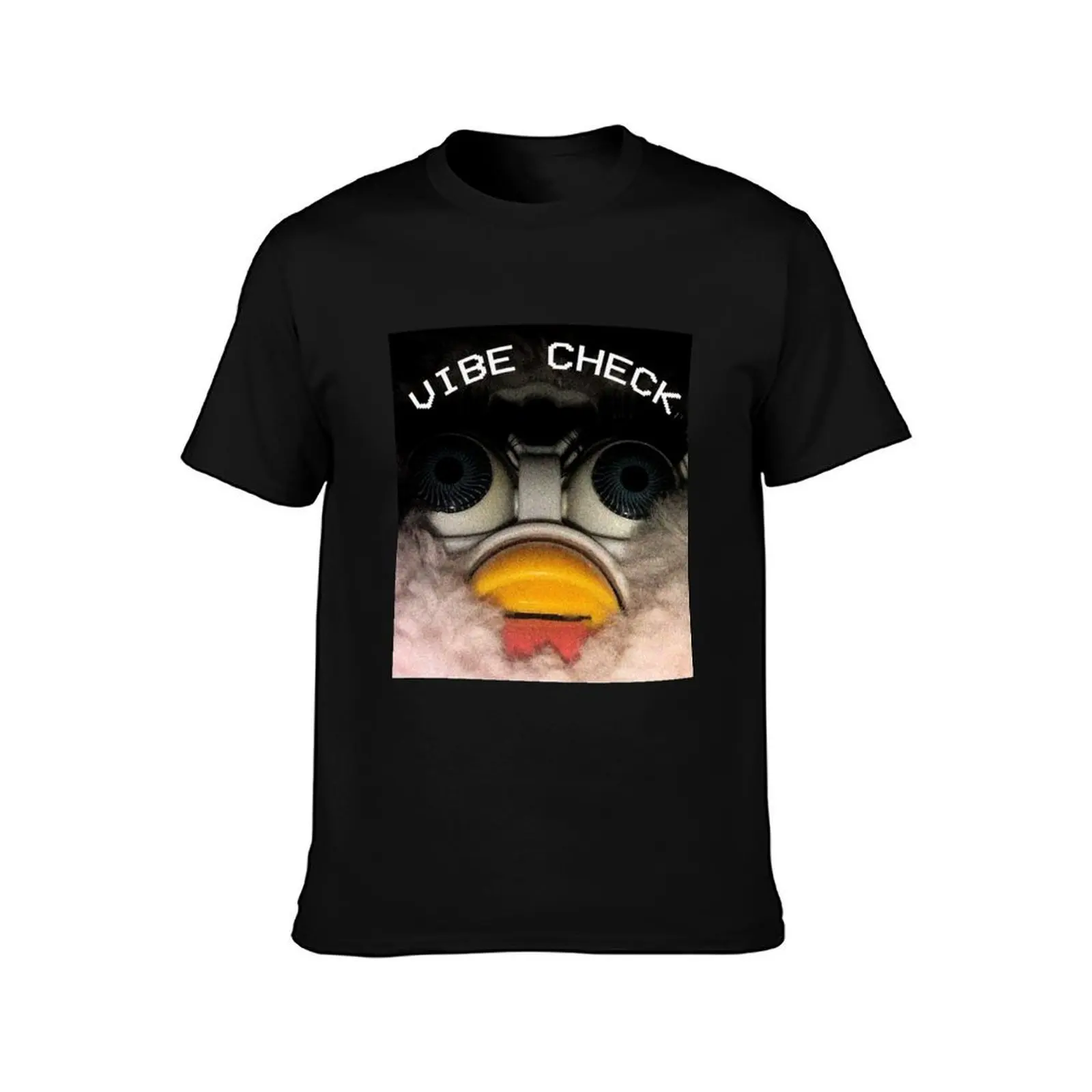 Furby Vibe Check 1 T-Shirt Large Size Short Sleeve T-Shirt