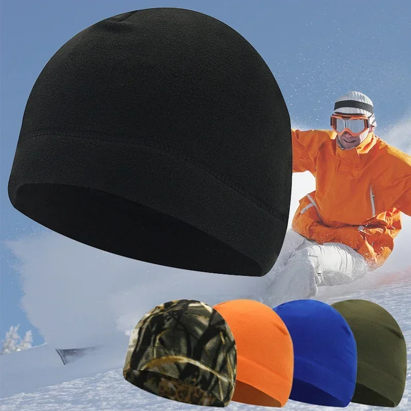 Outdoor Fleece Sports Hat Fishing Cycling Cap Hunting Military Tactical Men Women Warm Windproof Winter Camping Hiking Caps