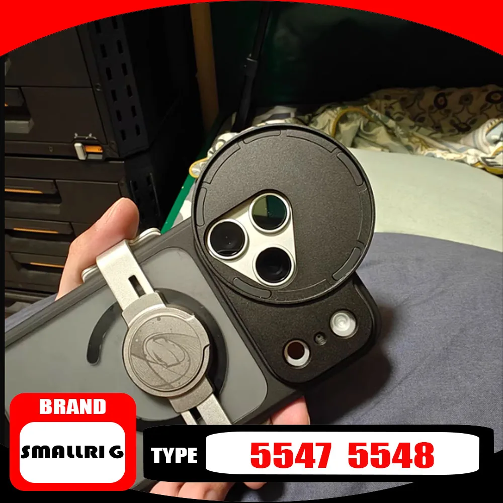 

SmallRig FilMov Прикрепляемый адаптер фильтра 67 мм для IPhone 17 Pro Max Магнитный адаптер фильтра Кольцо Задняя пластина Аксессуары 5548