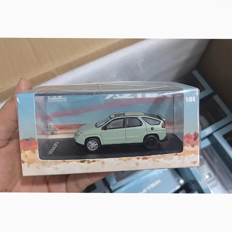 

GOC литой под давлением масштаб 1:64 PONTIAC AZTEK модель автомобиля из сплава, статическая коллекция, украшенные праздничные подарки, игрушки