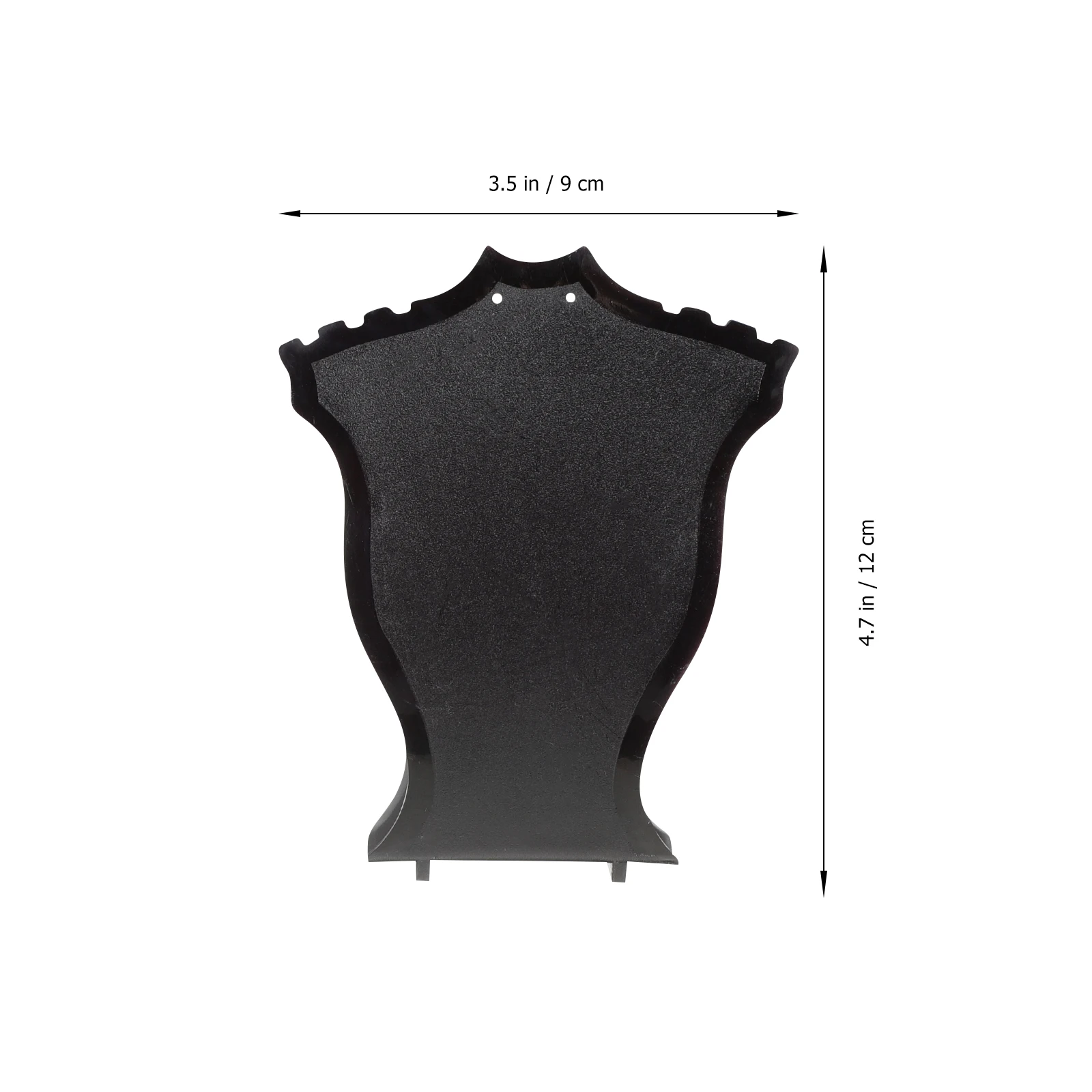

2 Pcs Necklace Earring Display Stand T-shaped Holder Acrylic Jewelry for Necklaces Man Bust