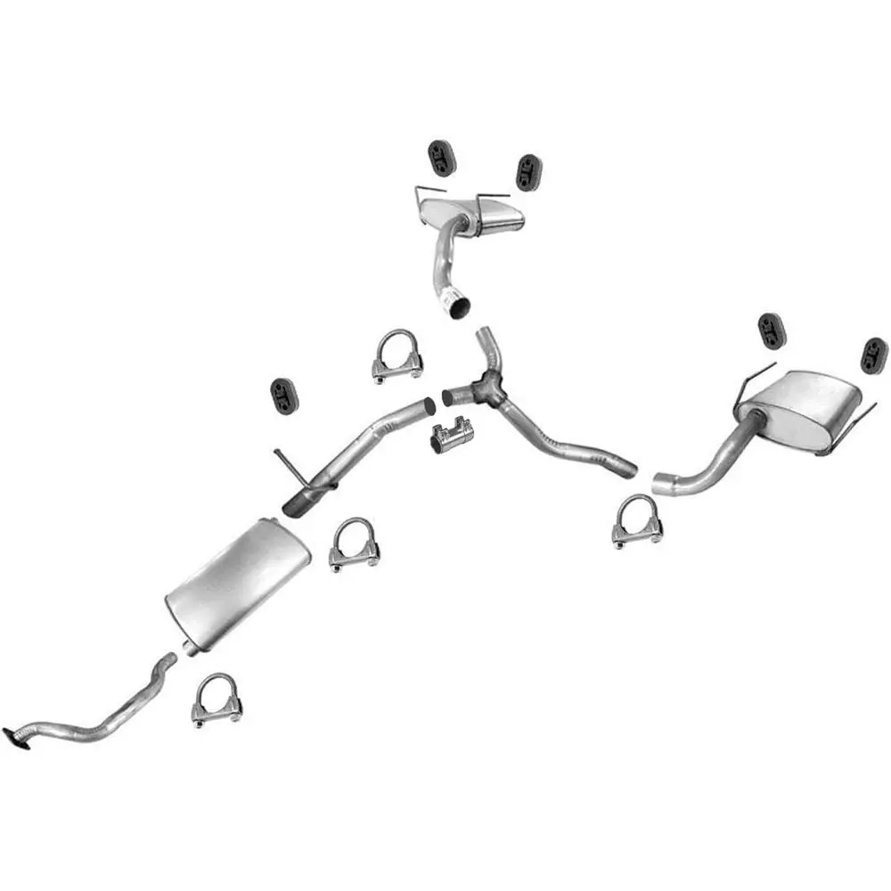

Запасные части выхлопной системы 3.6L для моделей 2009-2017 годов без хромированных насадок