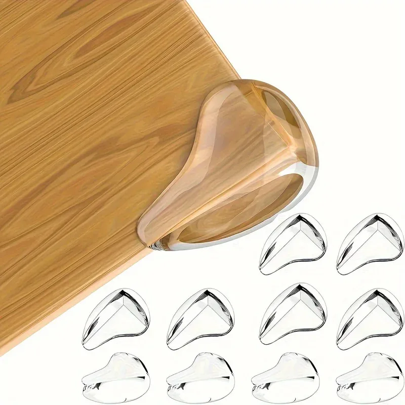 10pcs Safety Silicone Protector Table Corner Edge Protection Cover Electric Socket Children Anticollision Guards