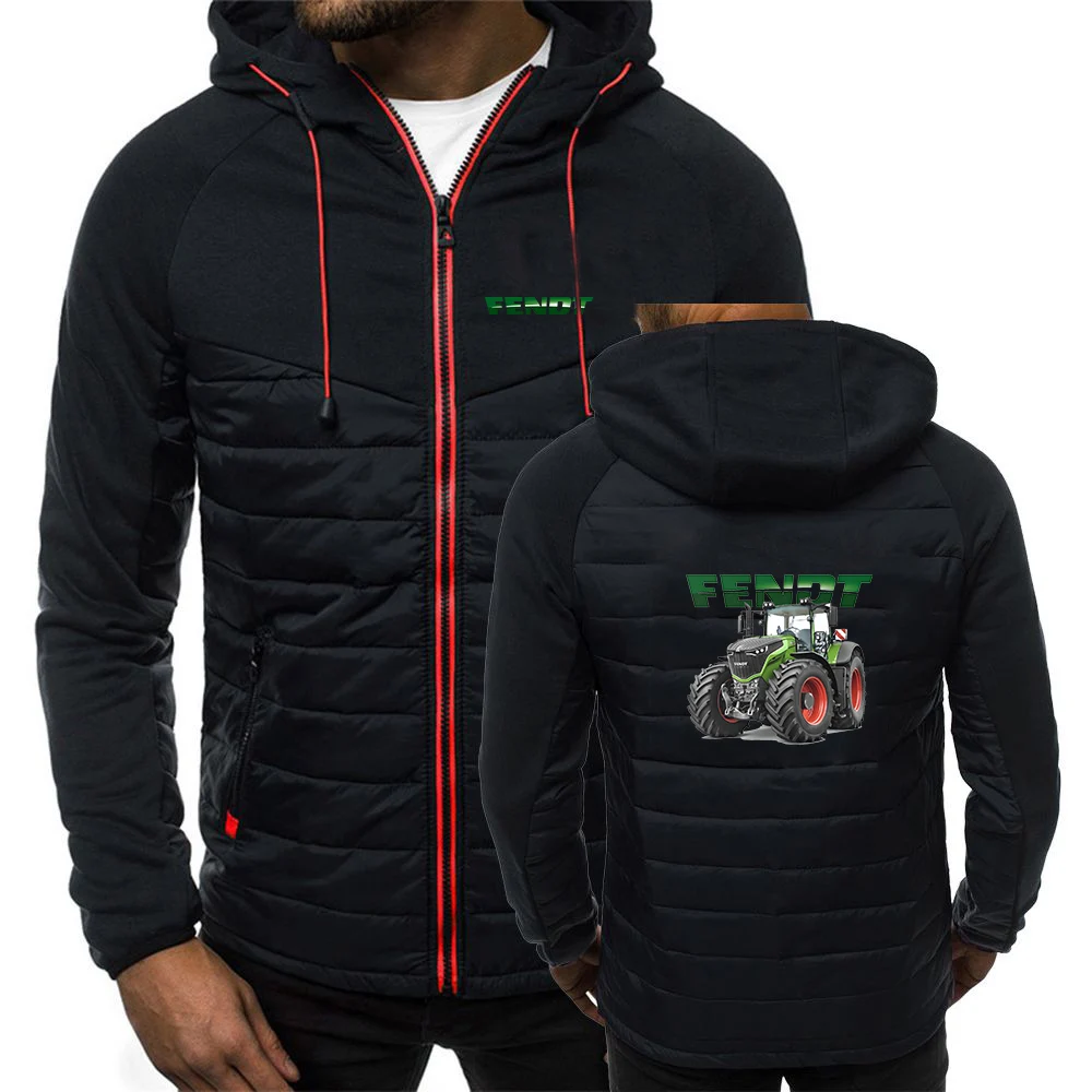 Clean Simple Classic Durable Men's Handsome Jacket 2026 Tractor FENDT Logo Print Spring Autumn High End Luxury Coat Hoodies