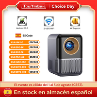TouYinger ET31 Pro Max ST Mini Portable Projector 4K Wifi Android Led Beam Projection Device for Mobile Phone Home Cinema Smart