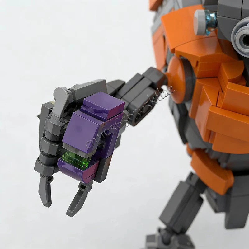 422 PCS Série de Personagens de Jogos Populares, Trooper de Batalha MOC, Blocos de Construção Modulares Personalizáveis, Design Simples, Brinquedo DIY para Presentes de Festival