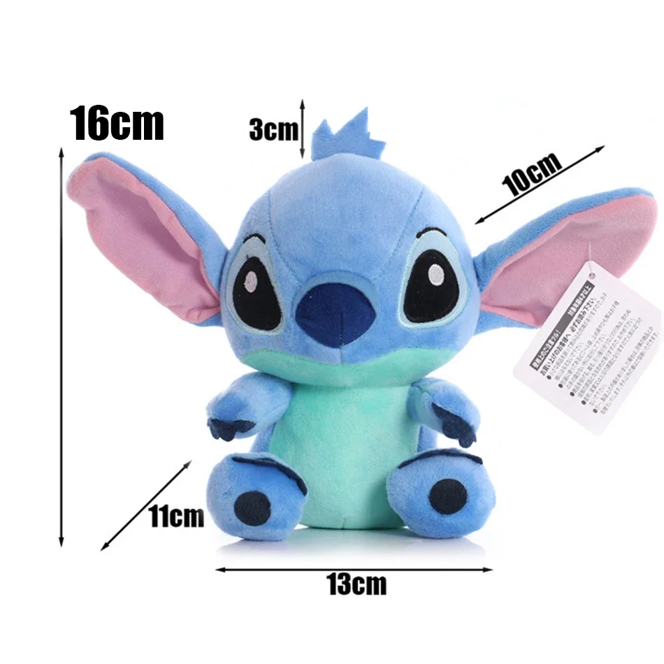 12cm 20cm 25cm Stitch Stuffed Plush Models Cartoon Stuffed Plush Dolls Anime Plush Baby Toys Kawaii Kids Birthday Gift