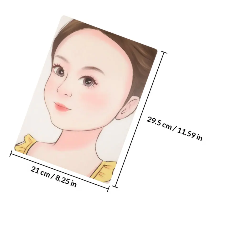 2pcs Face Paint Practice Board For Reusable Washable Makeup Tool Art Supply Face Painting Accessories ’S Party