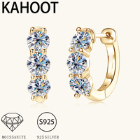 s925 silver moissanite earrings, gorgeous and elegant, suitable for daily wear, Christmas and Halloween jewelry gifts
