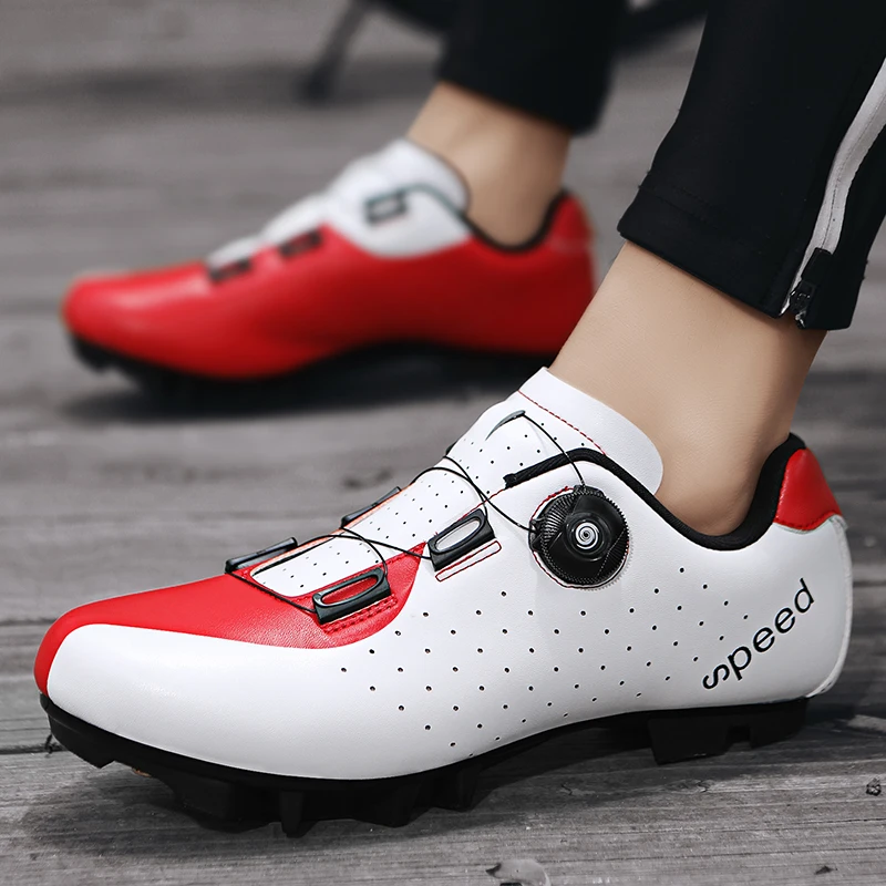 Cycling Sneaker Mtb for Men women Racing Road Bike Shoes Speed Flat Sneakers Women Bicycle SPD Mountain Cycling Shoe