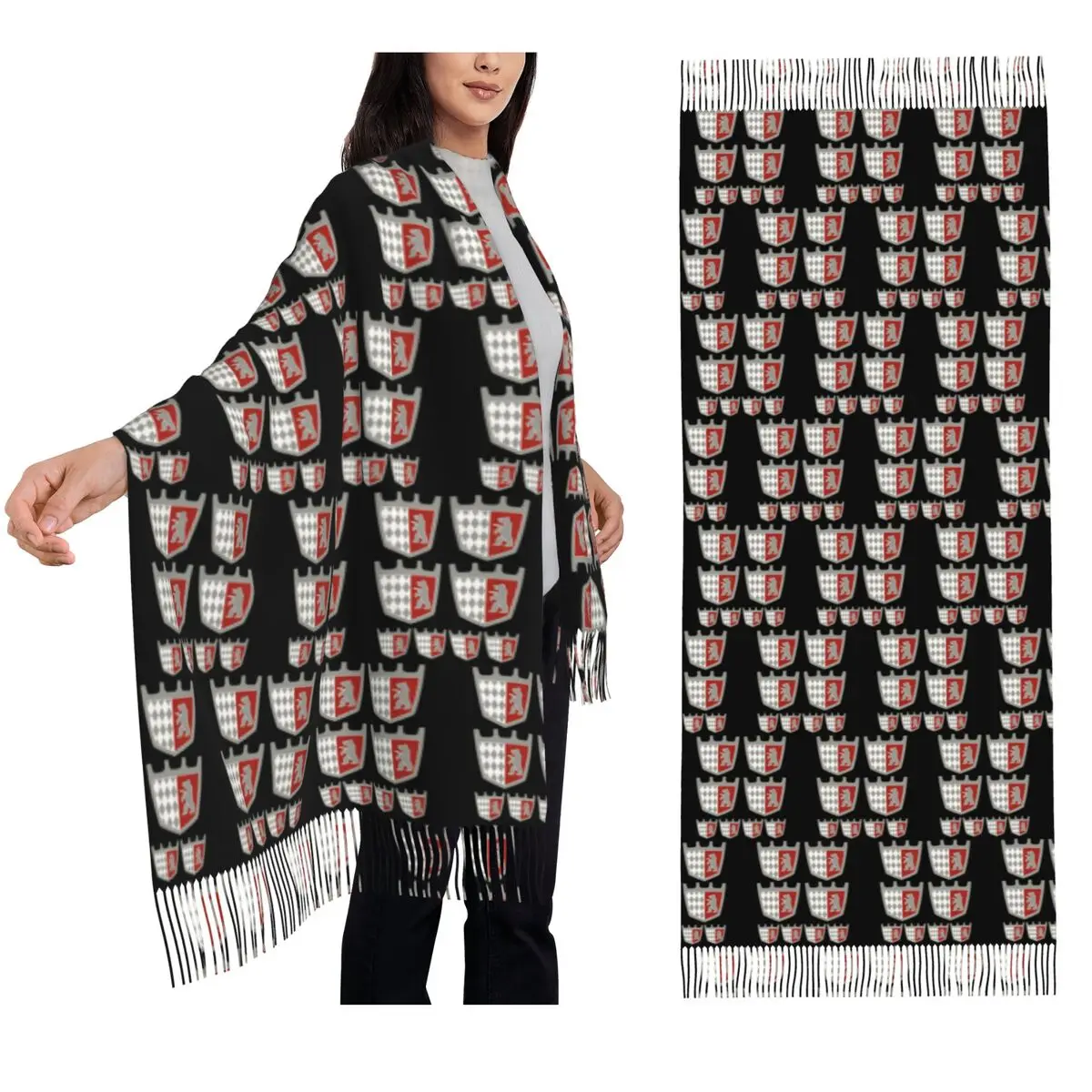 

Шарф Tabbert, шарфы с кисточками, женские мягкие теплые шали и накидки, длинная осенне-зимняя шаль