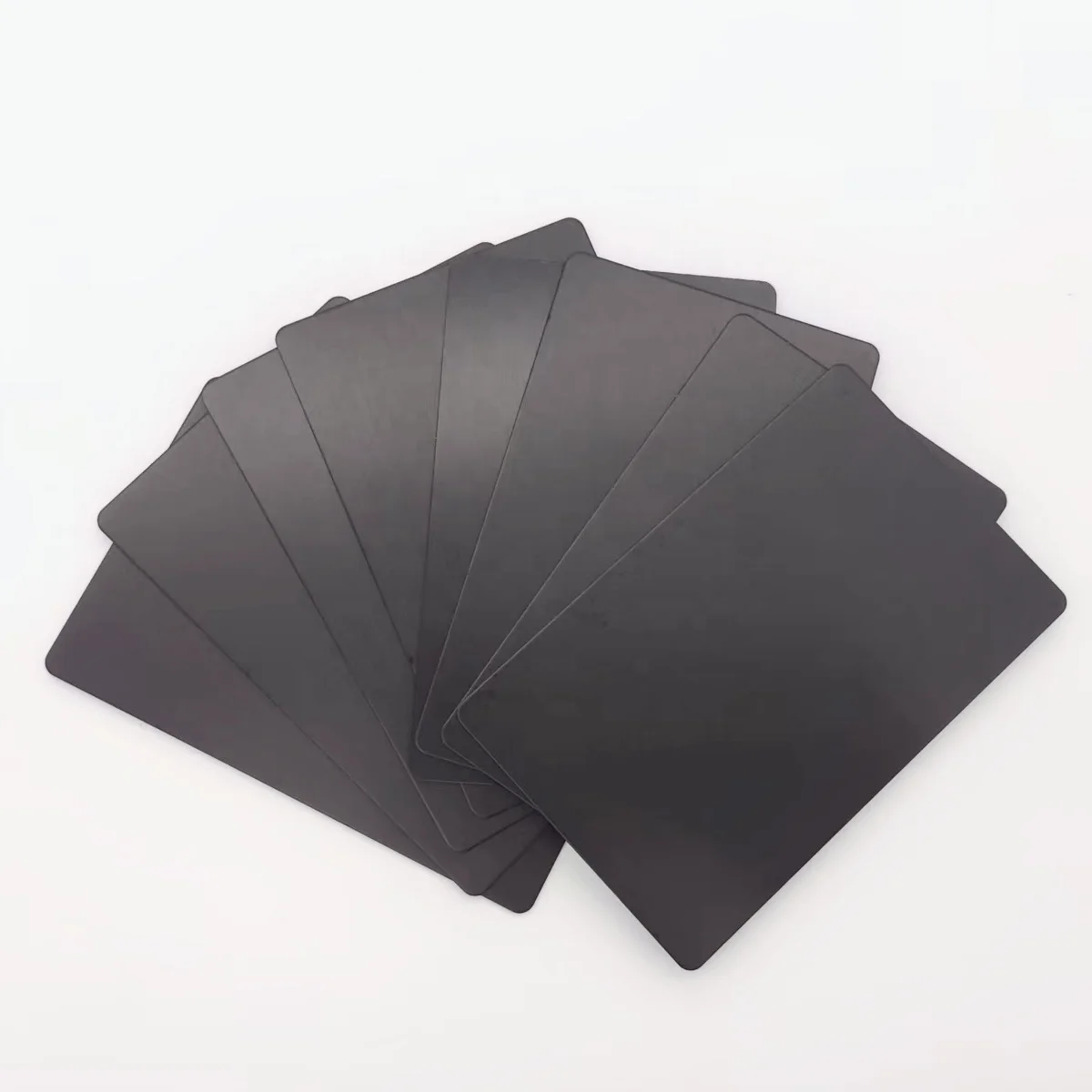 10 Pcs Metal Business Card Blanks, Black Aluminum Laser Engraving Blanks Multipurpose Metal Cards Laser Engraving DIY Cards