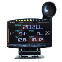 Lufi X1 gauge Automobile smart OBD 2 auto meter speedometer Mini lufi X1 digital Oil pressure turbine Car gauge OBD 2 monitor 1