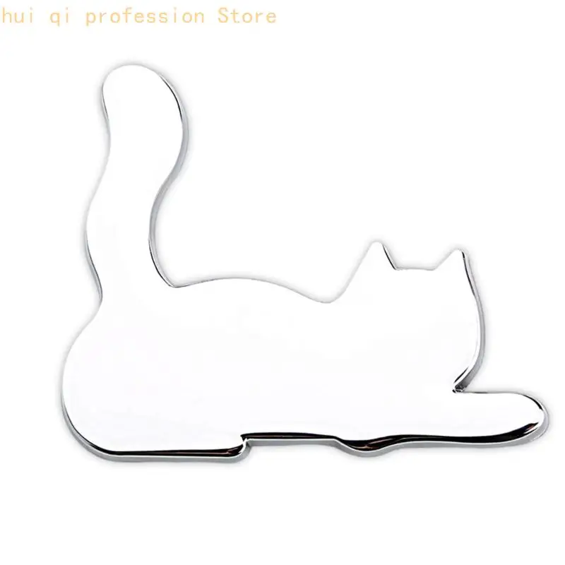 Metal Vehicle Ornament Badge, 6 x 5 Profile Accent for Car Body Panels, Single Display Detail for Vehicle Owners H8WE