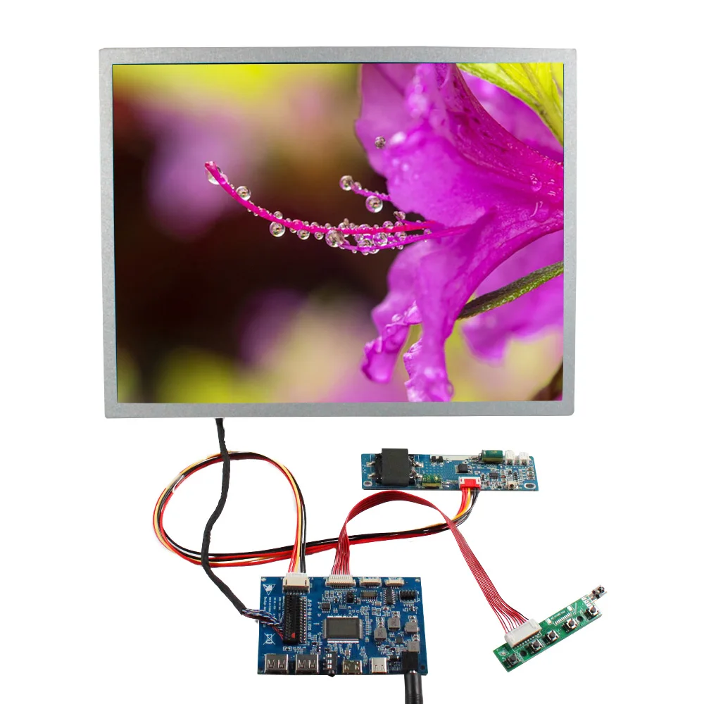 Lcd Screen Advertising 15In 1024X768 Lcd Advertising Player Screen 30Pin Lvds Display and 1024X600 Usb Tft Lcd Controller Board