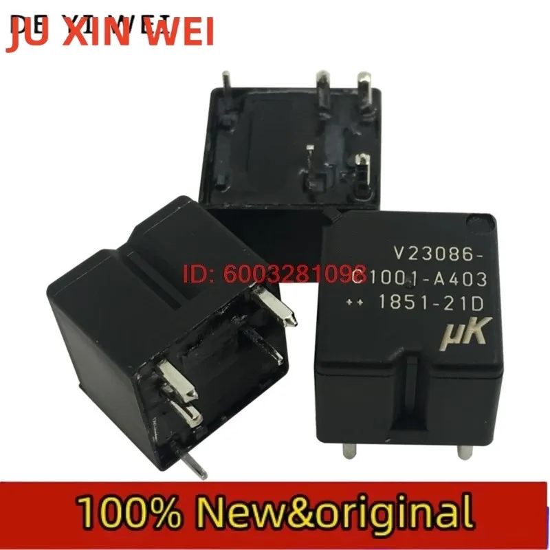 10pcs/lot V23086-C1001-A403 V23086- C1001-A403 V23086C1001A403 Car Relay 12VDC 30A Automotive Relay DIP5Pins
