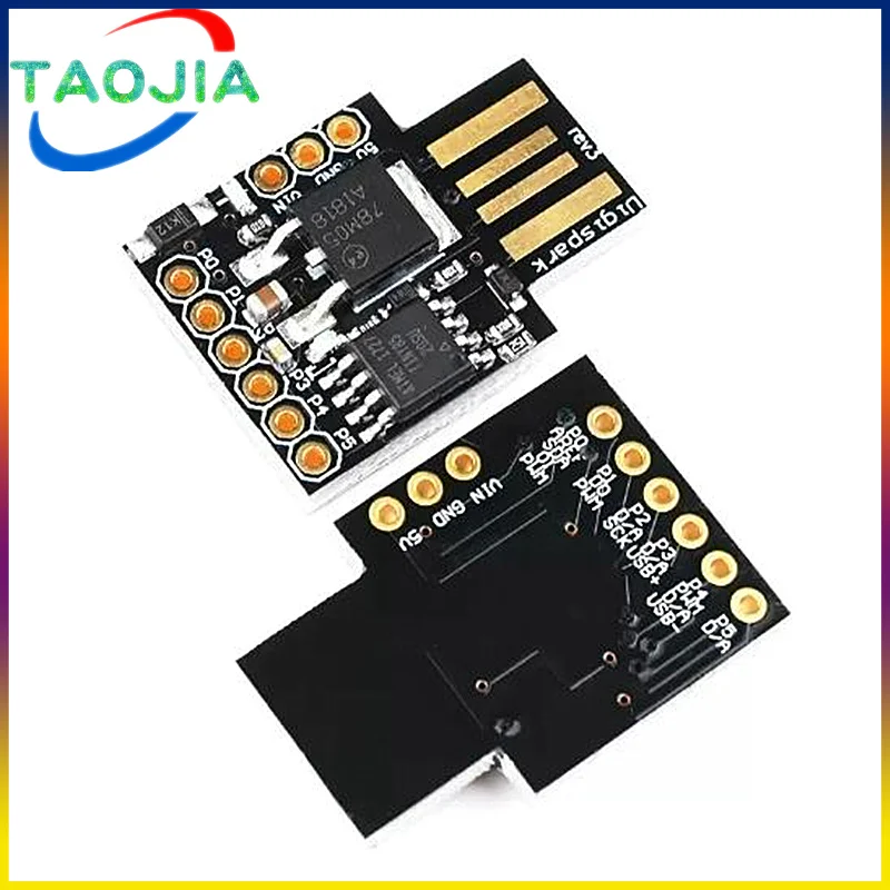 Attiny85 Digispark Kickstarter Micro USB Development Board IIC I2C and SPI Vis USI Miniature Module Support for Arduino IDE 1.0+