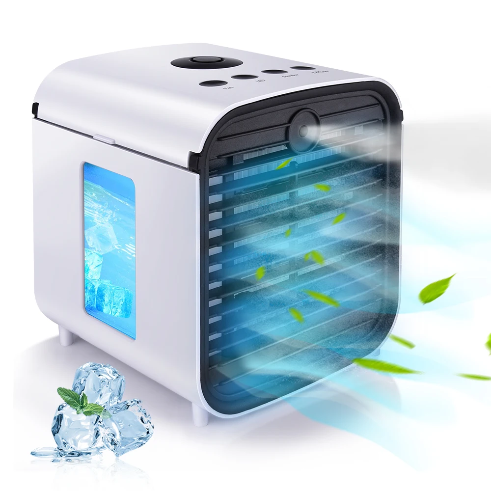 New Design Small Air Conditioners Portable Table Personal Mini Air Cooler With Water