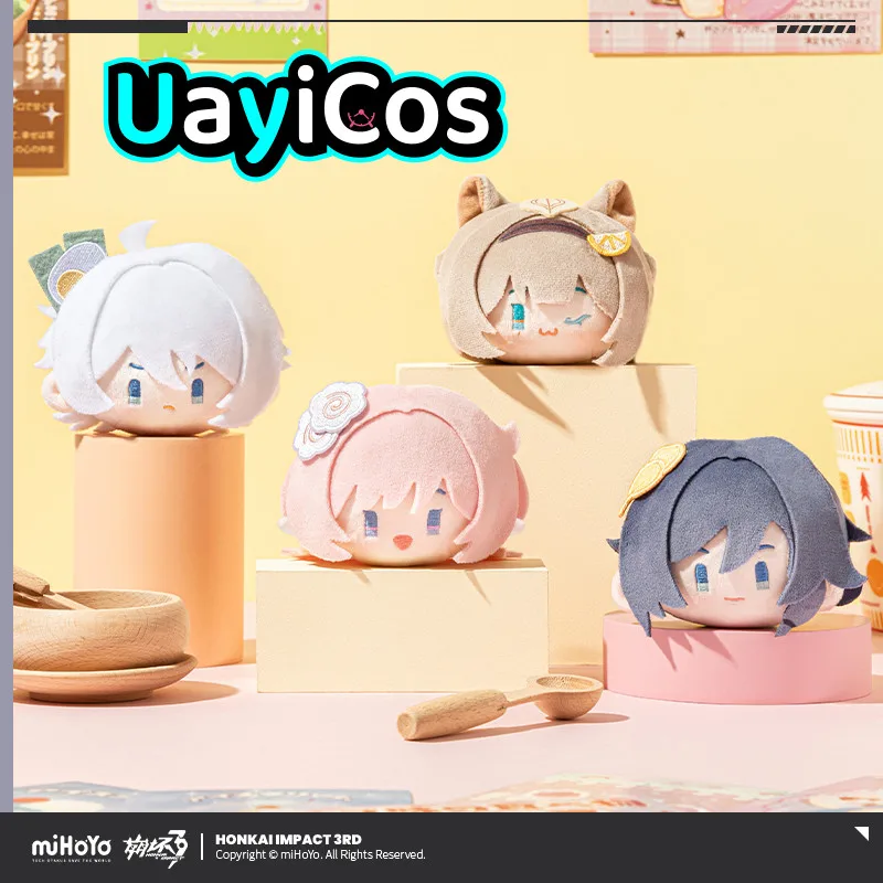 

Elysia Original Honkai Impact 3 Pardofelis Fuhua Kevin 8cm Stuffed Plushies Doll Clothes Anime Game Keychain Bag Toy Kids Gift