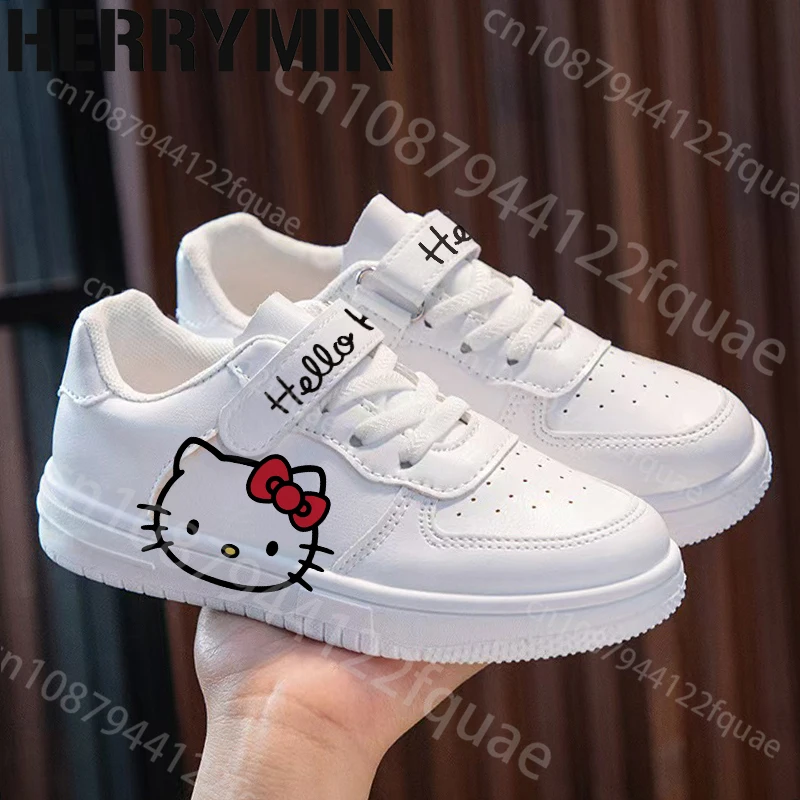 

hello kitty girls Shoes sneakers for children Student Casual basketball shoes Stitch Kid Sneakers Running Fashion Sports Shoes