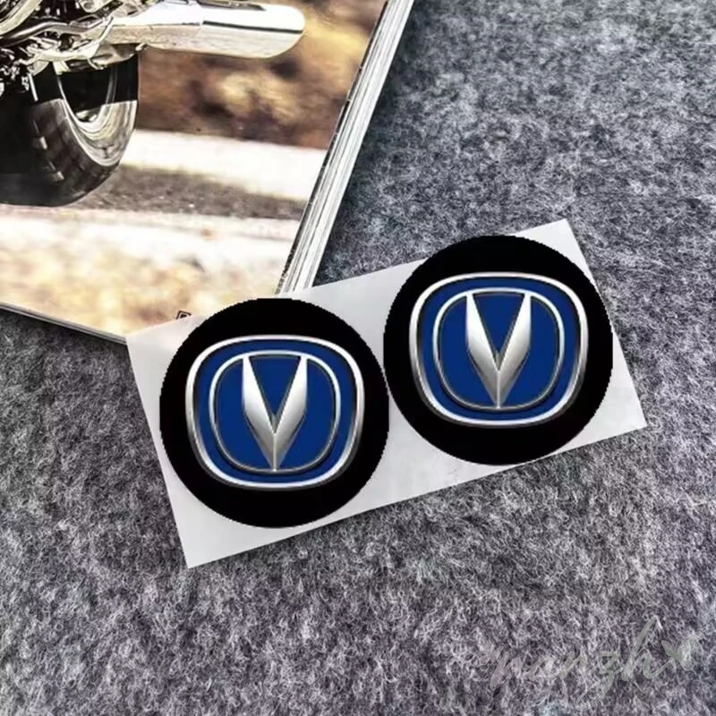 For Changan CS75 Plus CS95 CS35 CS15 CS85 Alswin CS55 Eado CS15EV Car Steering Wheel Hub Key Lock Hole Logo Sticker Accessoires
