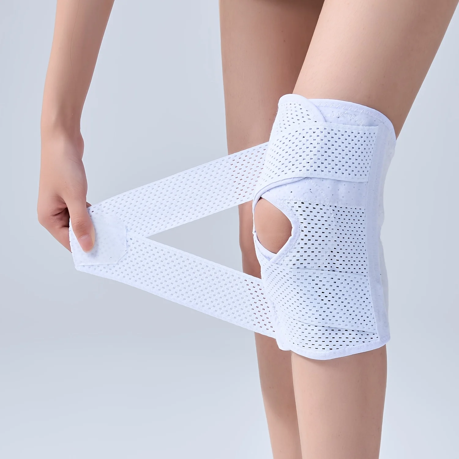 Elastische Sport-Knieschoner für Männer und Frauen, Fitness-Basketball-Knieschoner Geeignet für Verschiedene Outdoor-Sportarten – Detail 4