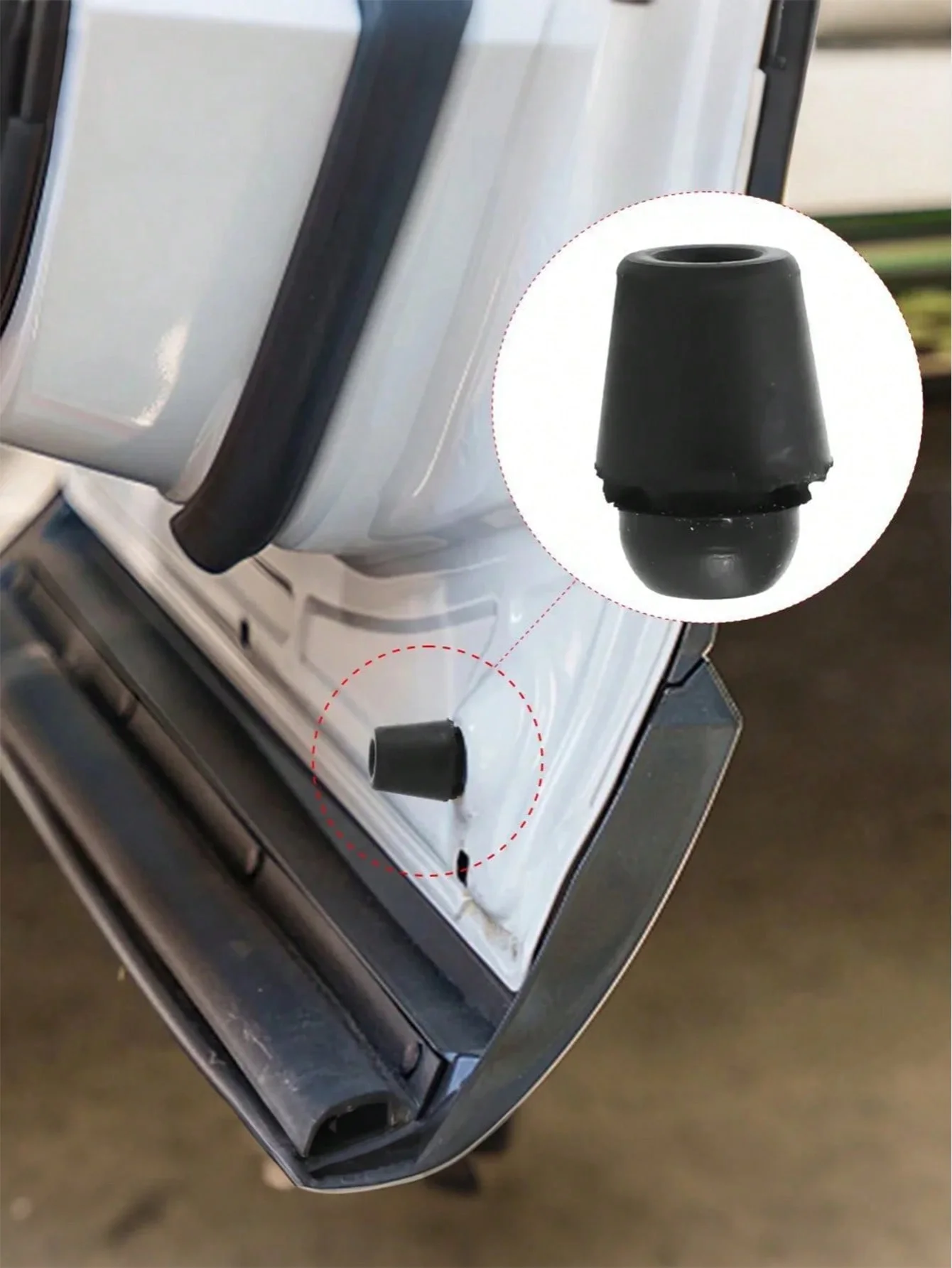 10 шт. универсальная резиновая защита дверей автомобиля, защита края для переднего/заднего шумоподавления, противоударный бампер, автомобильные демпферы, буферный аксессуар