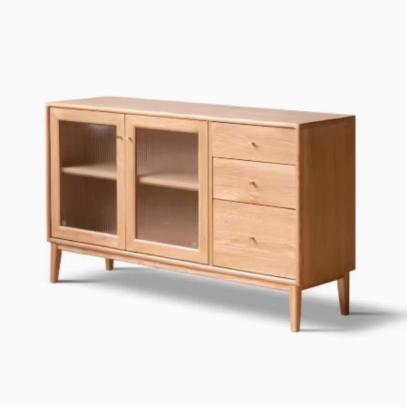 

Modern Minimalist Solid Wood Sideboard, Living Room Locker, Home Storage