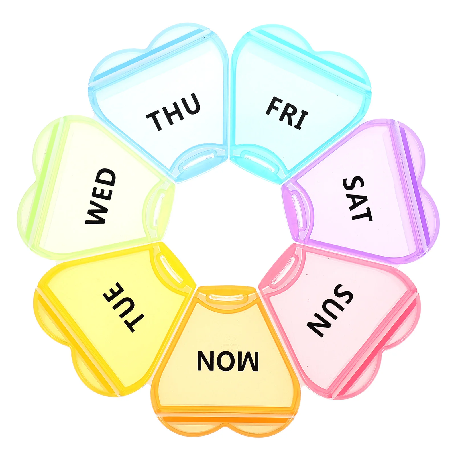 صندوق حبوب أسبوعي، منظم أدوية، تخزين السفر، مادة متينة راقية، بدون رائحة، تخزين أسبوعي #5