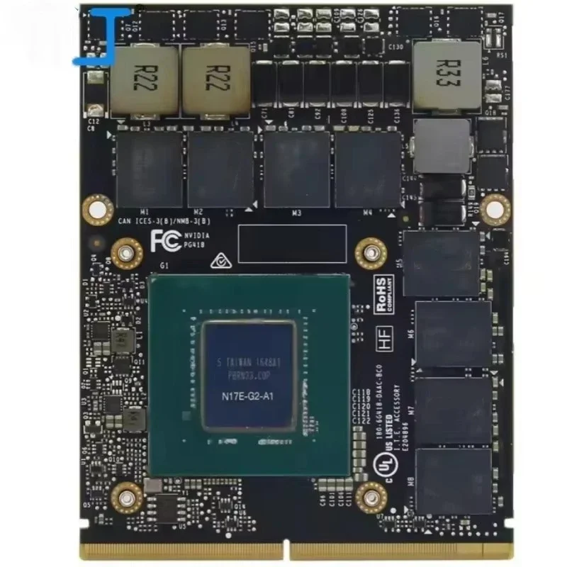 GTX 1070M MXM TYPE-B Video Graphics Card GTX1070M 8GB N17E-G2-A1 GDDR5 MXM Card, compatible with Dell HP MSI U-Clip