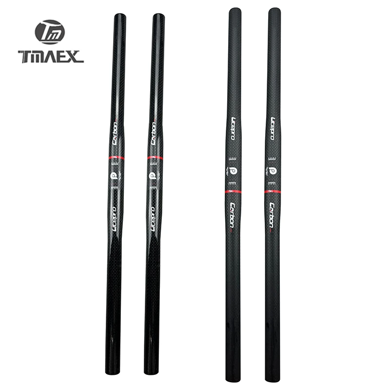 TMAEX Straight Handlebar Super Light Carbon Fiber Handlebar Folding Bicycle Accessory With 25.4mm