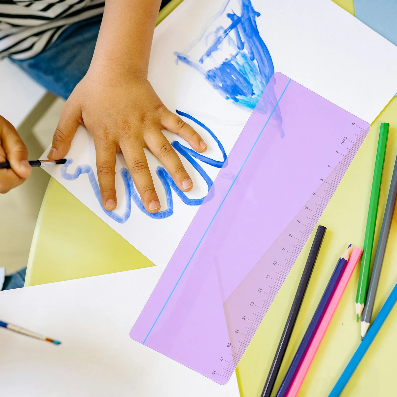 10 قطعة شرائط القراءة للحيوانات الأليفة مقياس القراءة المساعدة عسر القراءة ودية دليل بصري أدوات قياس الإشارات المرجعية #4