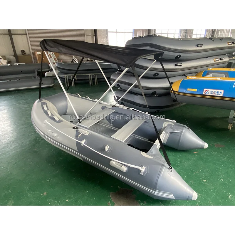 

China PVC Hypalon Pro Marine Grade Sport Dinghy Tender Boat Aluminum Floor Portable Inflatable Fishing Boat CE Drifting