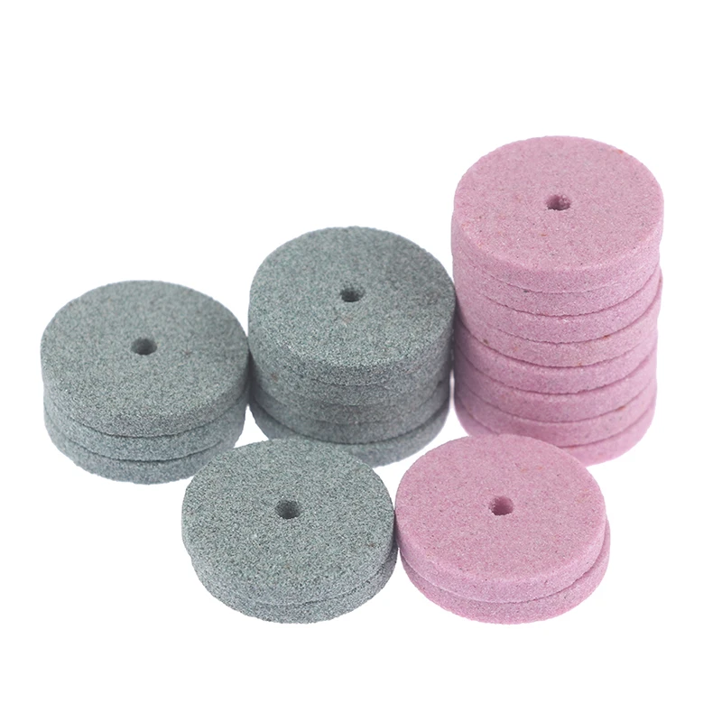 10pcs 20mm Mini Drill Grinding Wheel/Buffing Wheel Polishing Pad Dremel Accessories Abrasive Disc For Bench Grinder Rotary Tool