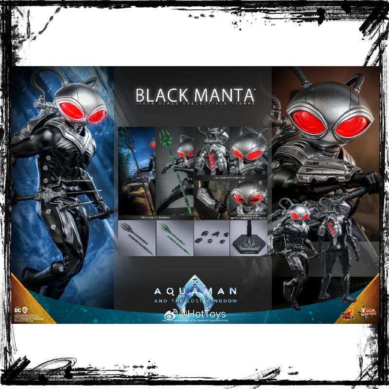 

In Stock HotToys MMS739 Aquaman 2 Black Manta 1/6 Soldier Dolls Anime Action Figure Toy Gift Model Collection Hobbies