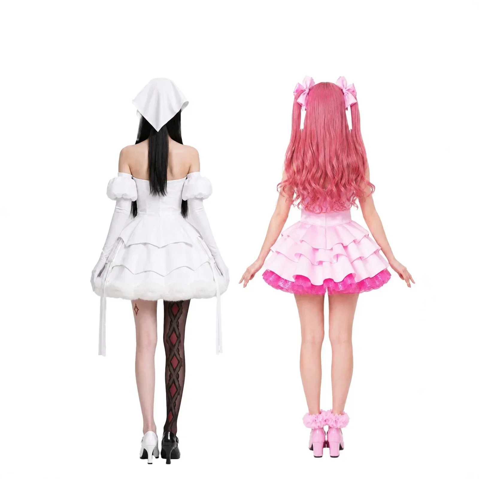 Zombie Bühnenkostüm Mizi Sua Cosplay Weißes Kleid Outfit Alien Bühnenkostüm für Frauen Erwachsene Halloween Comic Con Bühnenauftritt Kostüm – Detail 7